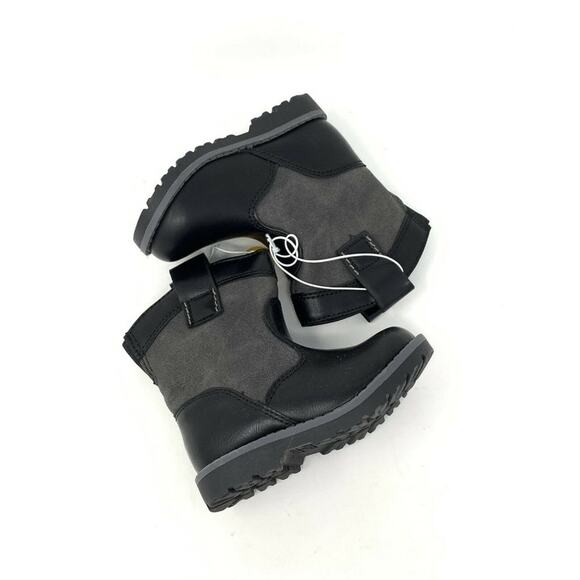 Cat & Jack Hunter Cowboy Boots Black Size 5 - Picture 3 of 11